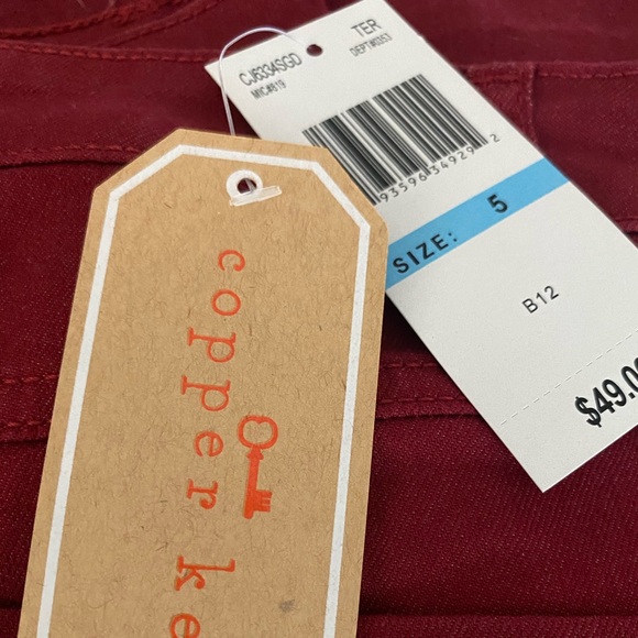 Copper Key Mid Rise Wide Leg Pants - Picture 3 of 3